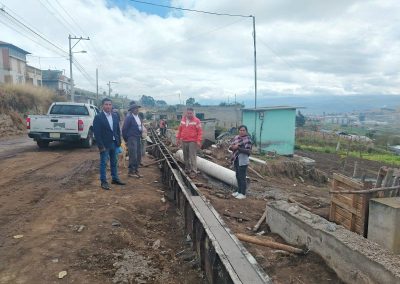 Avanzamos con la Obra de Construcción de Aceras en el Caserio Samanga.