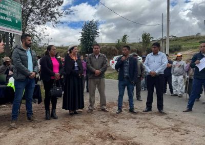 Avanzan las Obras de Alcantarillado Sanitario con el Acompañamiento de la Alcaldesa de Ambato